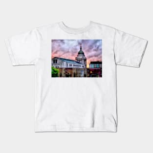 Old Bailey in London at Sunset Kids T-Shirt